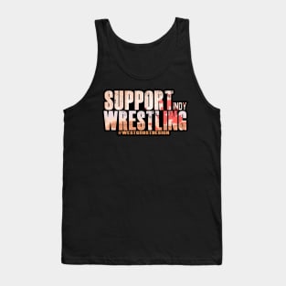 Support Indy Wrestling Walking Dead style Tank Top